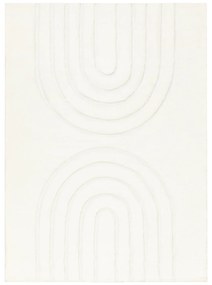 Koberec CURVY biely 11 Arches, prateľný