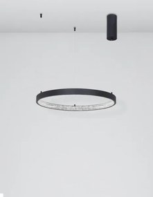 LED luster Preston 60 čierne