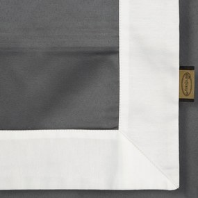 SATÉNOVÉ OBLIEČKY LAURA 160X200 CM, 2 KS 70X80 CM SIVÉ