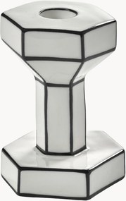 Ručne vyrobený porcelánový svietnik Carte Blanche