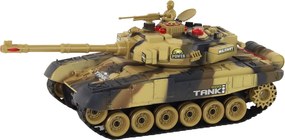 LEAN Toys Diaľkovo ovládaný vojnový tank RC infračervený bojový tank Set