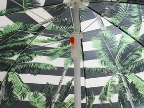 Slnečník PALMA 180 cm, čierno-biely