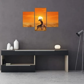 Obraz - Žirafy v národnom parku Serengeti (90x60 cm)