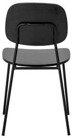 Čierna jedálenská stolička Monza - Bloomingville