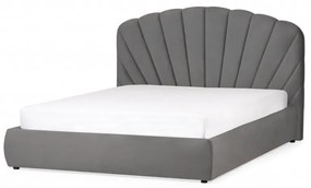 Hector Čalouněná postel Sara 180x200 cm šedá