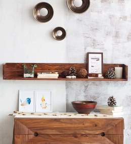 furniture-nabytek.cz - Polička masív 100x22 z dreva palisander