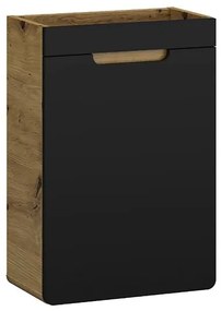 Skrinka Bronx 40 dub artisan-čierna matná