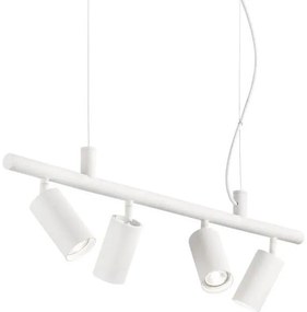 Ideal Lux - LED Luster na lanku DYNAMITE 4xGU10/7W/230V CRI 90 biela