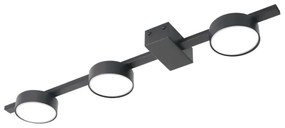 LED Stropné svietidlo JOY 3xGX53/6W/230V čierna
