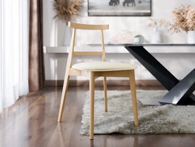 Čalúnená jedálenská stolička KT71, Dostupné poťahy: Magic Velvet 2250, Farby: czarny