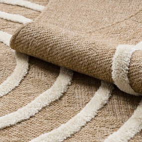 Dywany Łuszczów, Kusový koberec Spark 0688A beige/cream, 80x150, béžová, chodba / predsieň