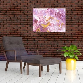 Obraz - Ružová abstrakcia (70x50 cm)