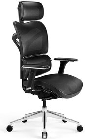 Kancelárske kreslo V-Comander čierna/šedá
