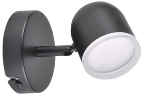 LED Nástenné bodové svietidlo RAWI LED/4,2W/230V čierna