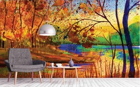 Manufakturer -  Tapeta Autumn painting