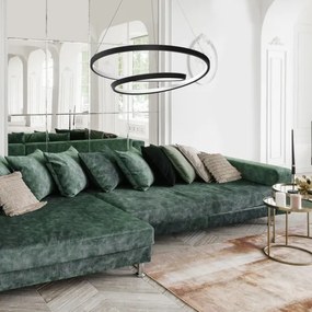 LED Luster na lanku LUCERO LED/48W/230V čierna