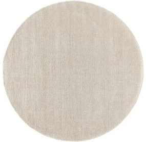 Ručne tkaný okrúhly koberec's nízkym vlasom Ainsley
