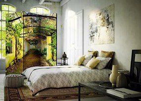 Paraván - Romantic Garden [Room Dividers] Veľkosť: 135x172, Verzia: Jednostranný