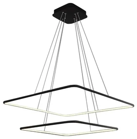 Závesné LED svietidlo Nix, 2x LED 50w, 3000k, b