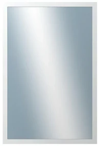 DANTIK - Zrkadlo v rámu, rozmer s rámom 40x60 cm z lišty PERLA biela lesklá vysoká (2746)