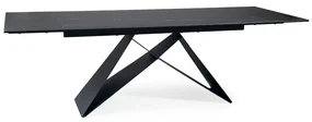 Jedálenský stôl Westin II 160 x 90 cm, čierna
