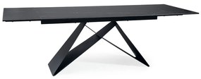 Jedálenský stôl Westin II 160 x 90 cm, čierna