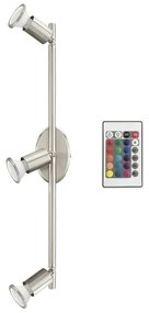 Eglo 75385 - LED RGB Stmievateľné bodové svietidlo BUZZ-C 3xGU10/4W/230V