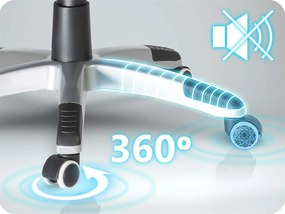 Otočná kancelárska stolička Sofotel 322 - tmavohnedá