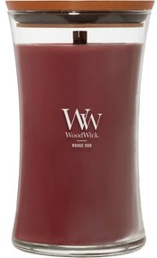 WoodWick Vonná sviečka váza veľká Rouge Oud, 609 g