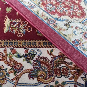 DY Exkluzívny Qum Silk 10 Červený koberec Rozmer: 160x230 cm