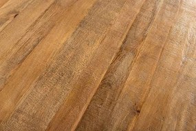 Okrúhly jedálenský stôl Eglantine 120 cm hnedé mango