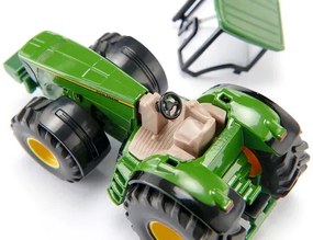 SIKU Farmer – traktor John Deere s vlekom, 1:50
