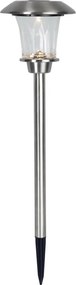 Strieborné záhradné LED svetlo Star Trading Living