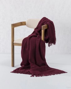 Deka Boucle 140x200cm red wine