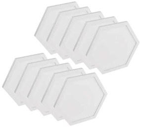SADA 10x RGBIC Stmievateľný panel LED/1,9W/230V Wi-Fi Tuya