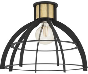 Eglo 43768 - Stropné svietidlo STILLINGTON 1xE27/40W/230V čierna