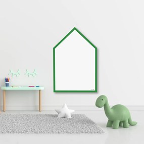 Toptabule.sk  Magnetická tabuľa Domček v drevenom ráme + 7 farieb rámu