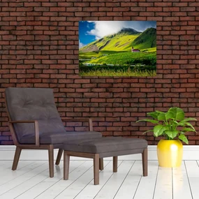 Obraz horskej krajiny (70x50 cm)