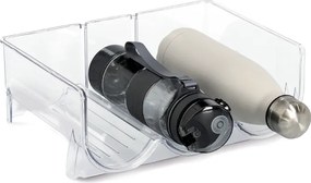 Zeller Present 2. akosť - Stojan na 3 fľaše, stohovateľný, transparentný COMPACTA