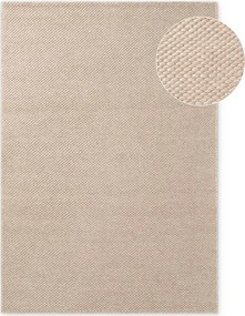 Béžový ručne tkaný vlnený koberec 140x200 cm Lyon Beans – Elle Decoration
