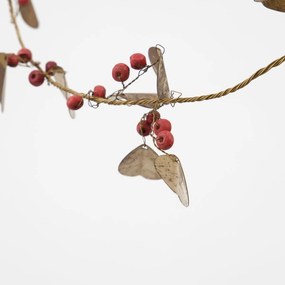 House Doctor Dekoratívny veniec Auric Golden 20 cm