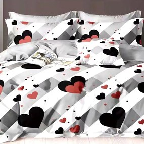 Bavlnené obliečky Homa TELIAN HEARTS 7-dielna sada 140x200 cm