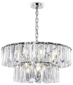 Maytoni MOD043PL-12CH - Luster na reťazi PUNTES 12xE14/40W/230V chróm