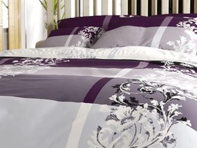 Polybavlnené obliečky LUXURY fialové Rozmer obliečky: 70 x 90 cm | 140 x 200 cm
