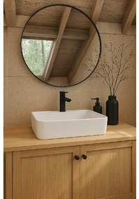 Erga Belle, umývadlo na dosku 480x370x130 mm, biela lesklá, ERG-V03-YT-038-WH