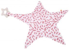 Kikadu Muchláček hviezda s hryzátkom -ružové pierka