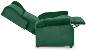 Polohovacie kreslo RELAXA zelené