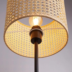 NYBORG Stolná lampa s ratanovým tienidlom