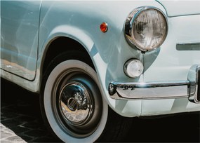 Obraz - Retro auto Fiat (70x50 cm)