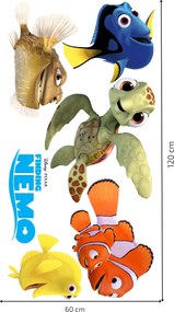 Hľadá sa Nemo - textilná nálepka na stenu